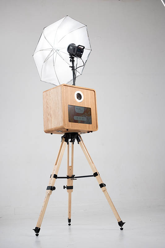 Bild von der Webseite von WoodyBooth - Fotobox Leipzig